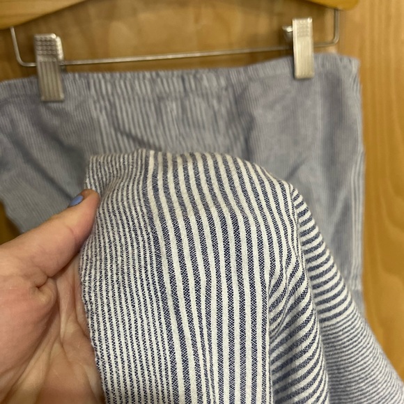 Strapless striped jumpsuit - Picture 4 of 4